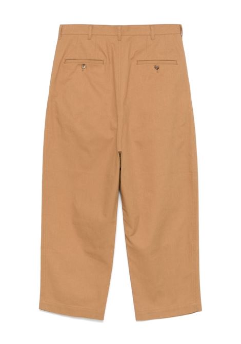 Cognac brown trousers Comme Des Garçons Homme - men COMME DES GARCONS HOMME | HOP0172